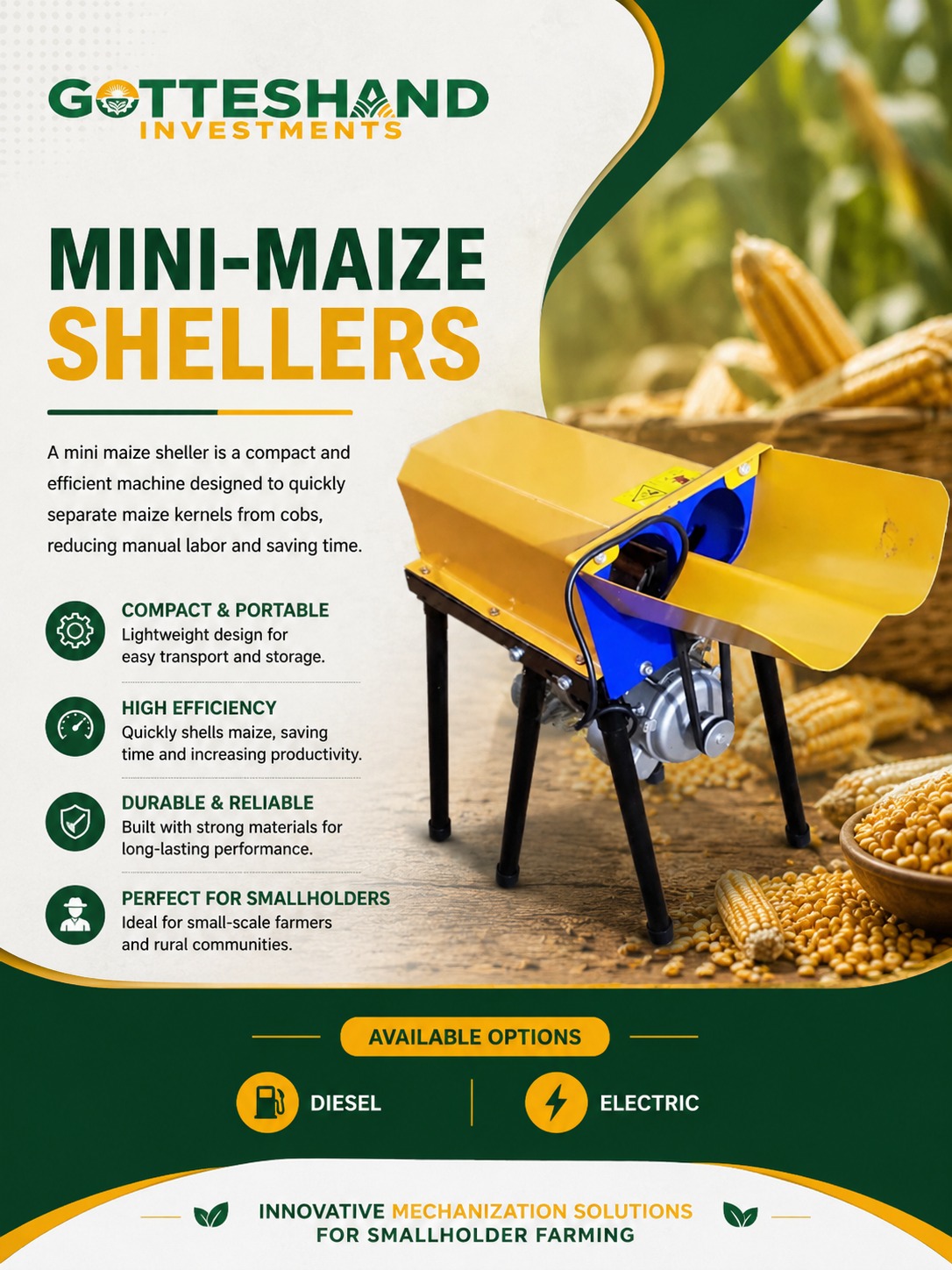 Mini Maize Shellers