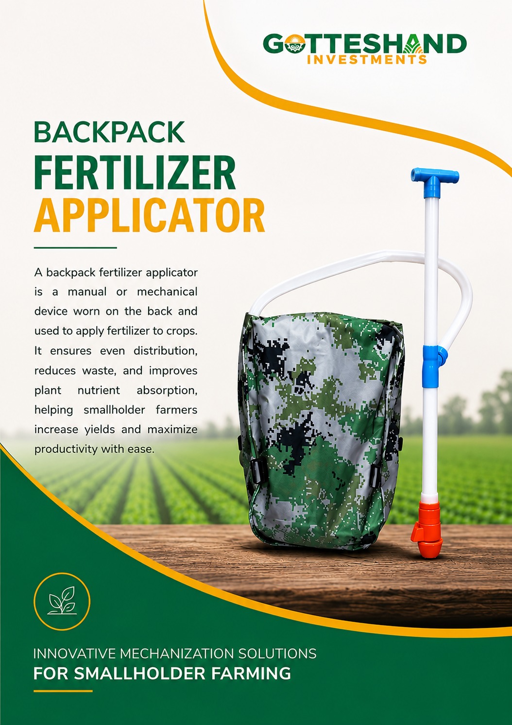 Backpack Fertilizer Applicator