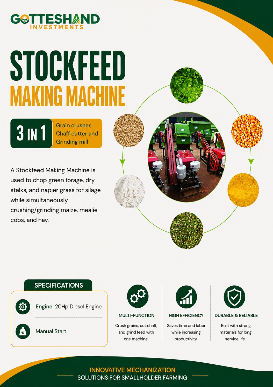 Stockfeed Making Machine